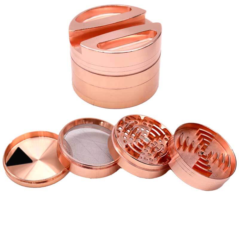 Max Jumbo Aluminium 4 Part Heavy Grinder (GG-213M) | 75mm | Assorted Colors product image